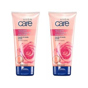 Avon Care Radiant Rosewater & Shea Butter Hand & Body Scrub