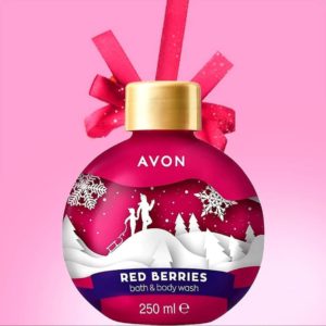 Avon Red Berries & Chocolate Truffle Bath and Body Wash
